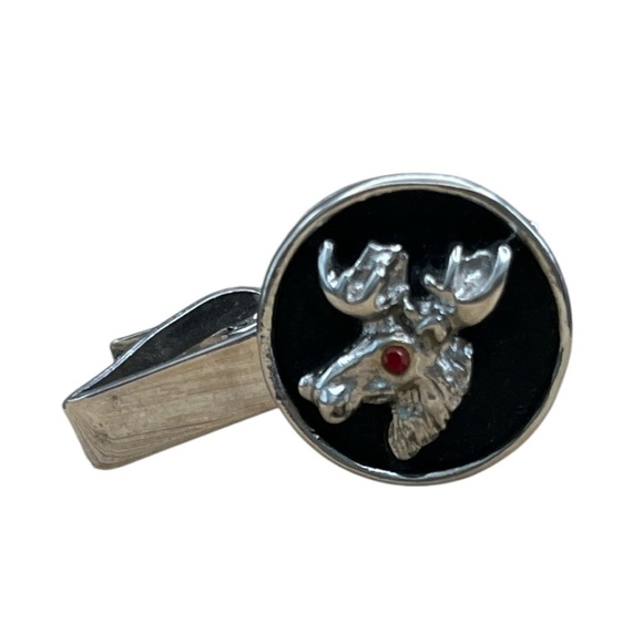 MEN'S VINTAGE LOYAL ORDER OF MOOSE TIE CLIP - Picture 1 of 3